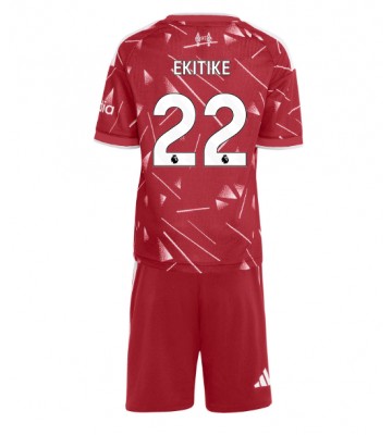 Liverpool Hugo Ekitike #22 Hjemmebanetrøje Børn 2026-27 Kortærmet (+ Korte bukser)